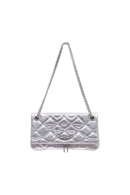 Wallet On Chain Rock Ii - Zadig & Voltaire - Leder - Silber