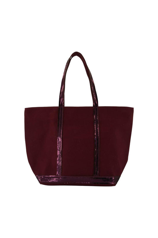 Cabas L Zipper - Vanessa Bruno - Baumwolle - Violett