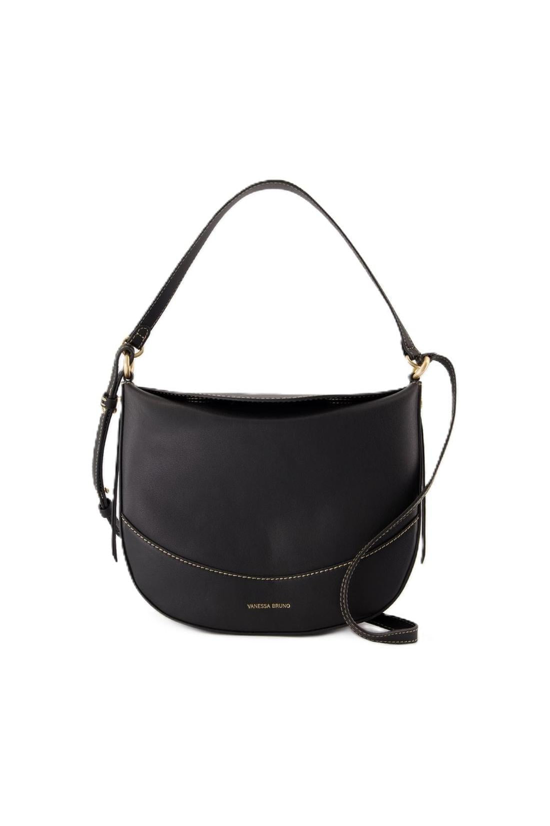 Handtasche Daily Mm - Vanessa Bruno - Leder - Schwarz