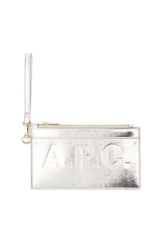 Market Clutch - A.P.C. - Synthetik - Silber