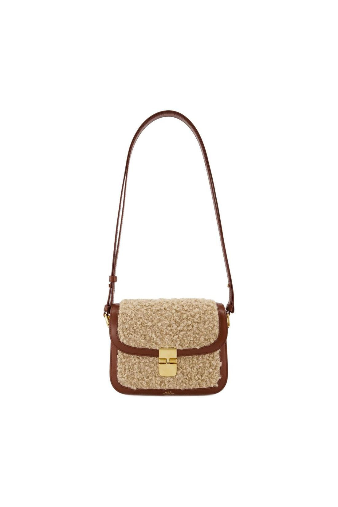 Grace Small Schultertasche - A.P.C. - Synthetik - Haselnussbraun