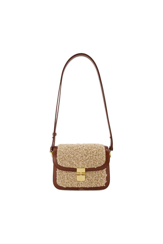 Grace Small Schultertasche - A.P.C. - Synthetik - Haselnussbraun