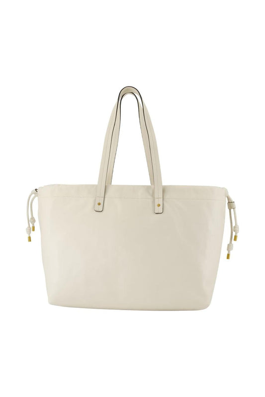 Silven Gb Schultertasche - Isabel Marant - Leder - Weiß