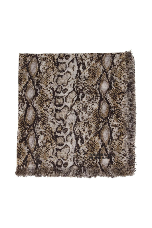 Schal Madicia Gb - Isabel Marant - Wolle - Neutral