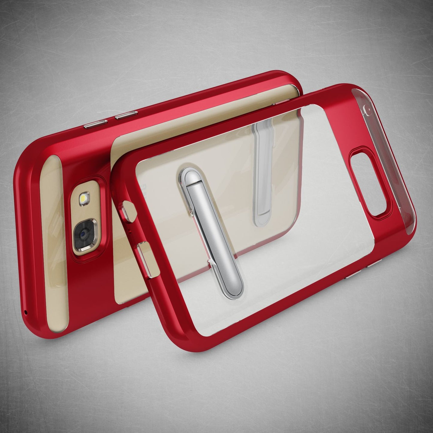 Samsung Galaxy A5 2017 Ständer Handy Hülle von NALIA, TPU Silikon Kickstand Case