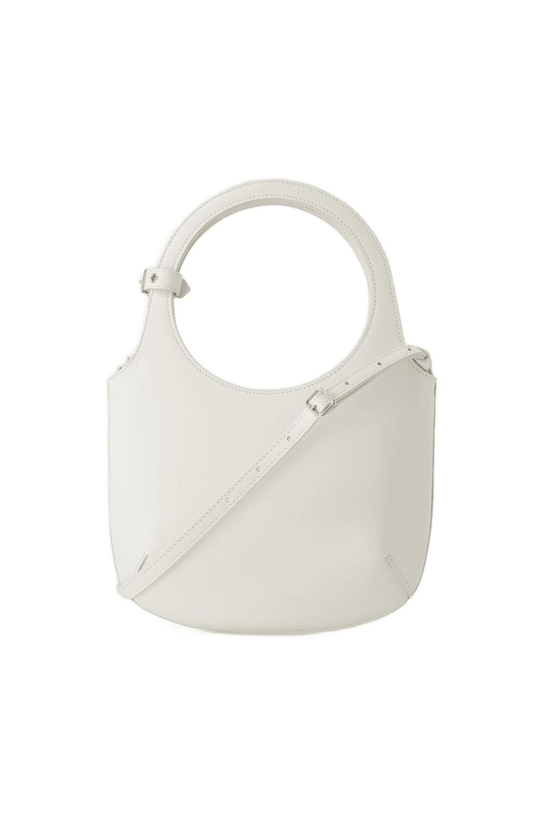 Holy Handtasche - Courreges - Leder - Gebrochenes Weiß