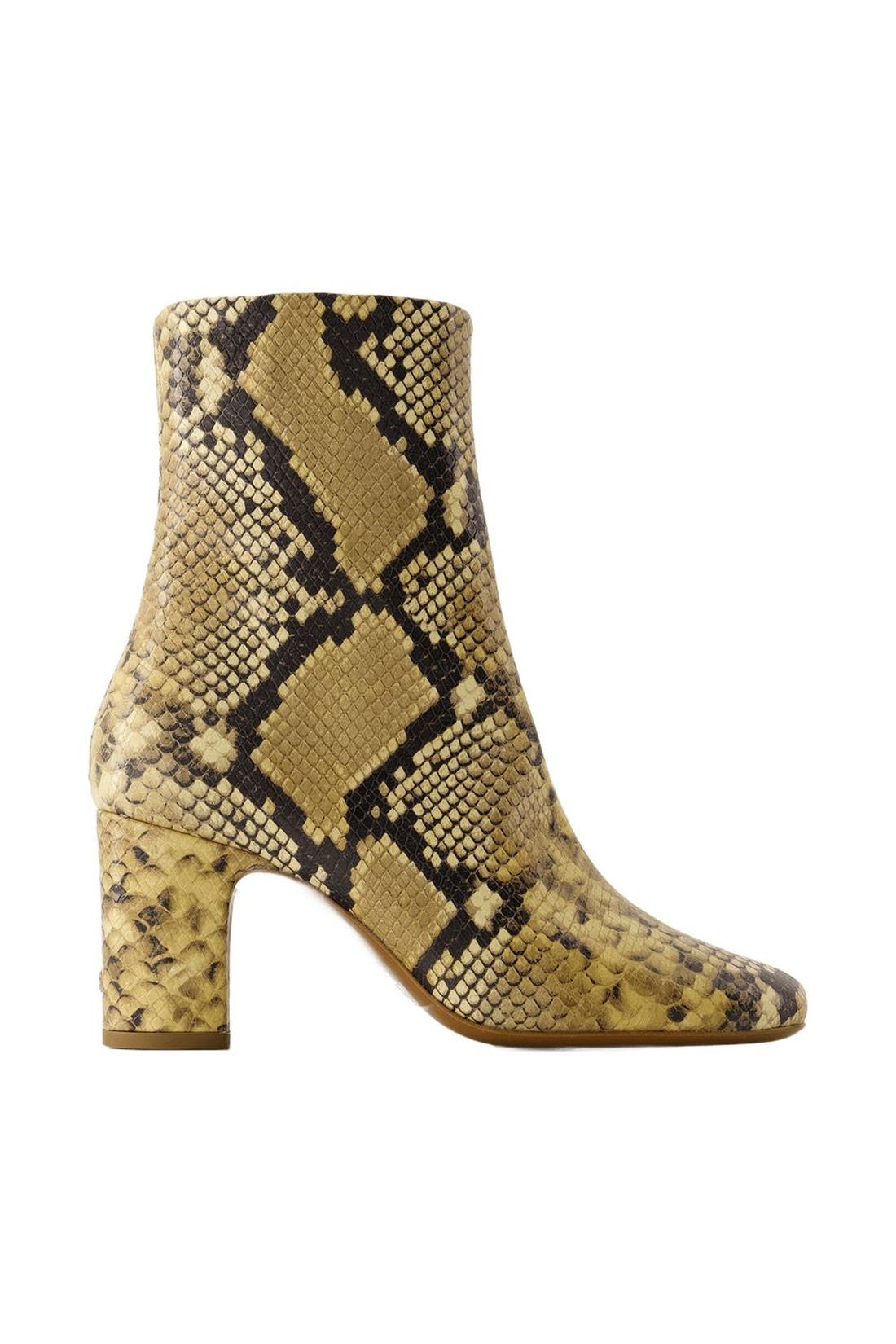 Celeste Stiefeletten - Rouje - Leder - Python Natural