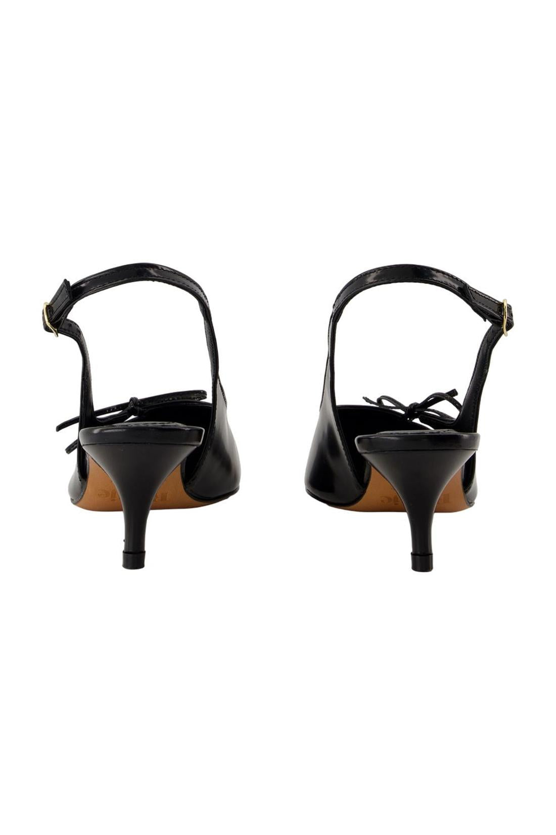 Milanaise-Pumps - Rouje - Leder - Schwarz