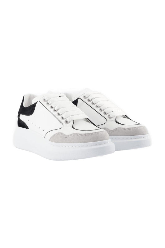 Oversized Sneakers - Alexander Mcqueen - Leder - Grau