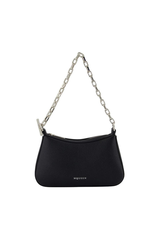 T Bar Mini Handtasche - Alexander McQueen - Leder - Schwarz