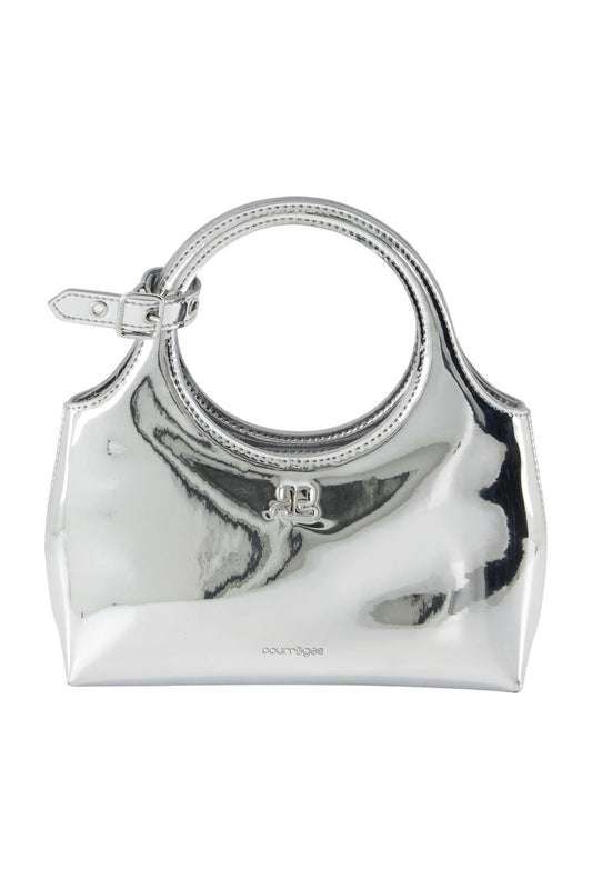 Mini Holy Day Mirror Handtasche - Courreges - Synthetik - Silber