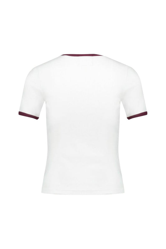 Signature T-Shirt - Courreges - Baumwolle - Weiß