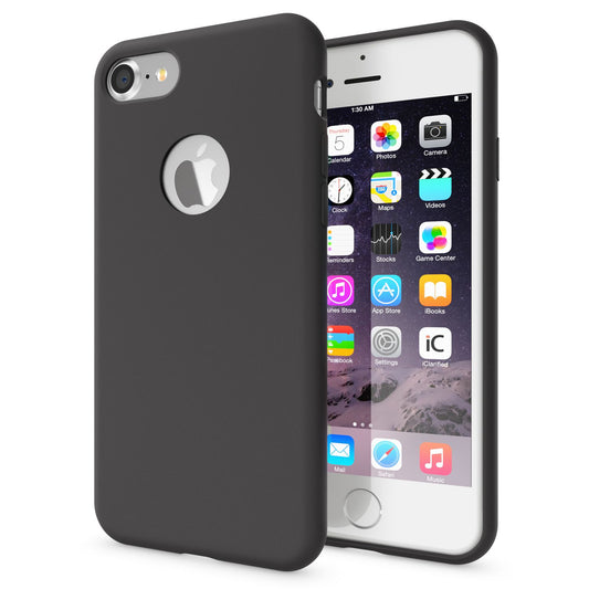 Apple iPhone 7 Liquid Silikon Handy Hülle von NALIA, weiches Hard Cover Case Dünn