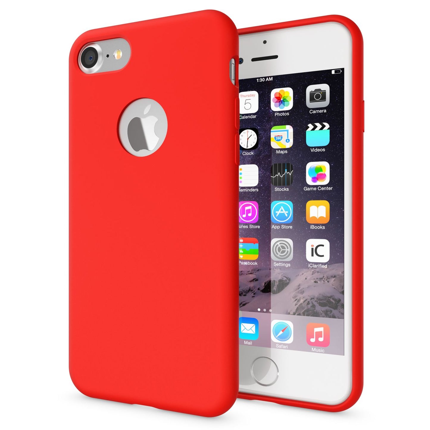 Apple iPhone 7 Liquid Silikon Handy Hülle von NALIA, weiches Hard Cover Case Dünn