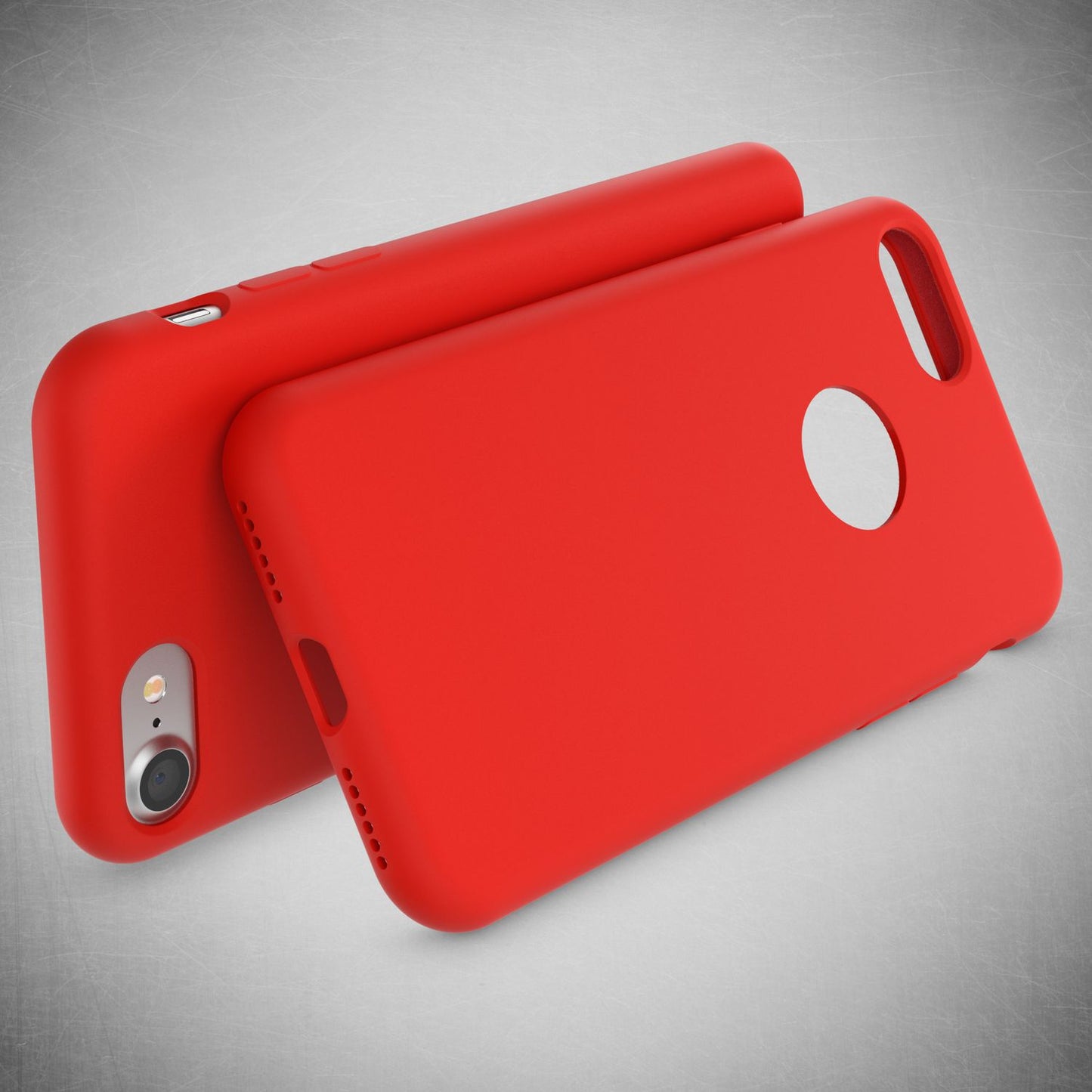 Apple iPhone 7 Liquid Silikon Handy Hülle von NALIA, weiches Hard Cover Case Dünn