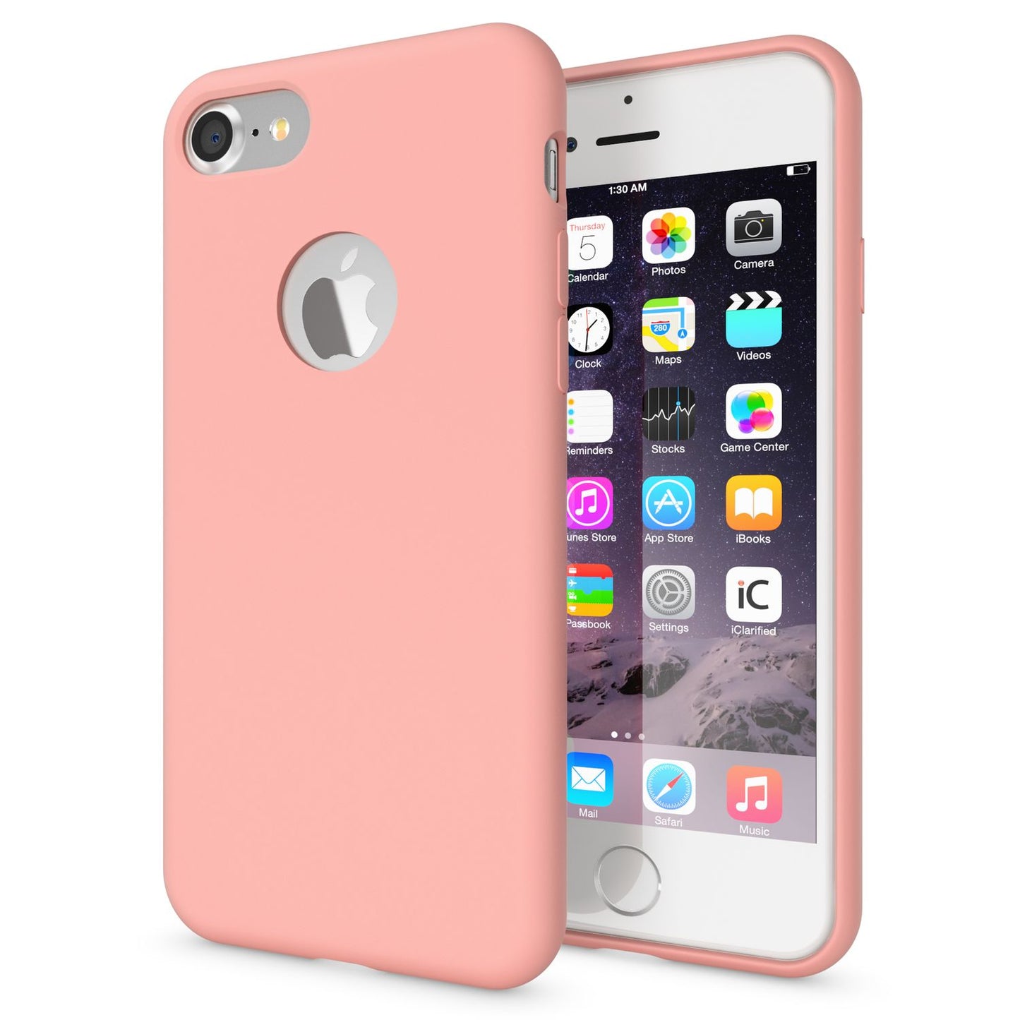 Apple iPhone 7 Liquid Silikon Handy Hülle von NALIA, weiches Hard Cover Case Dünn