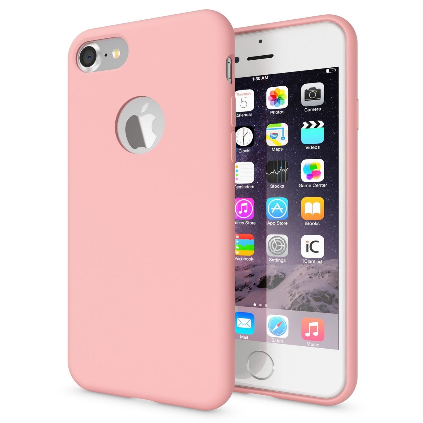 Apple iPhone 7 Liquid Silikon Handy Hülle von NALIA, weiches Hard Cover Case Dünn