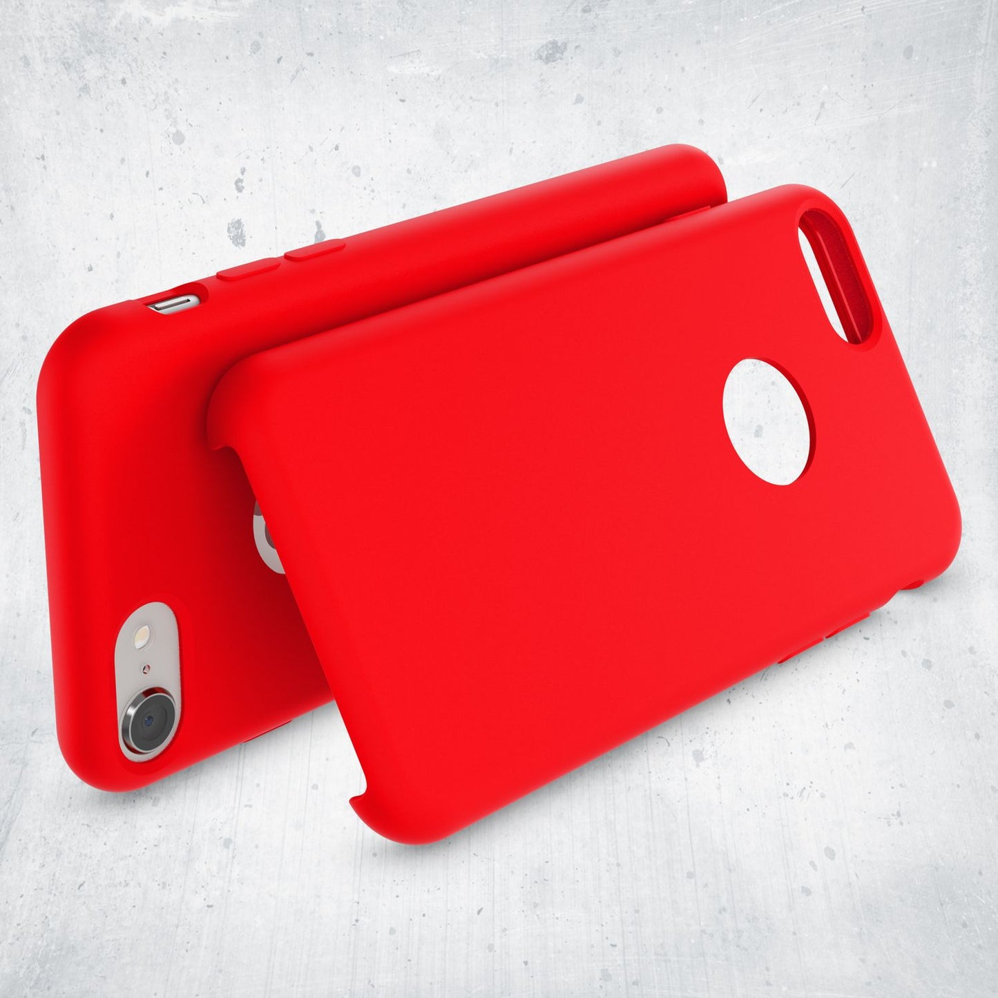 Apple iPhone 8 Liquid Silikon Handy Hülle von NALIA, weiches Hard Cover Case Dünn