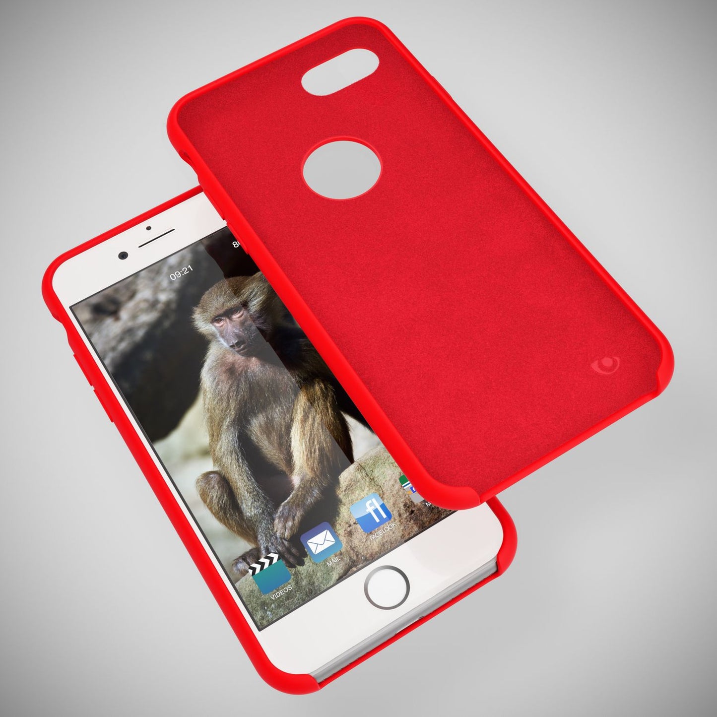 Apple iPhone 8 Liquid Silikon Handy Hülle von NALIA, weiches Hard Cover Case Dünn