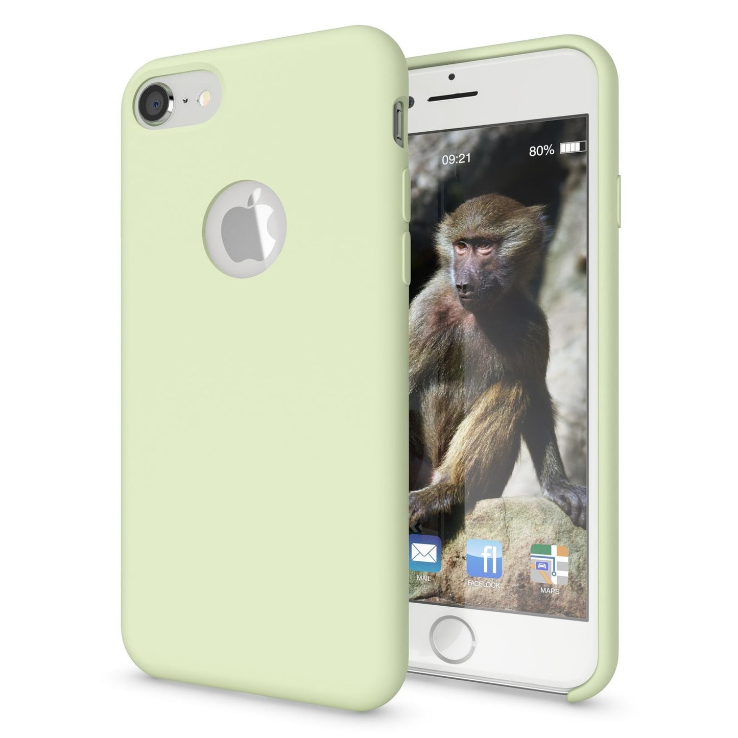 Apple iPhone 8 Liquid Silikon Handy Hülle von NALIA, weiches Hard Cover Case Dünn