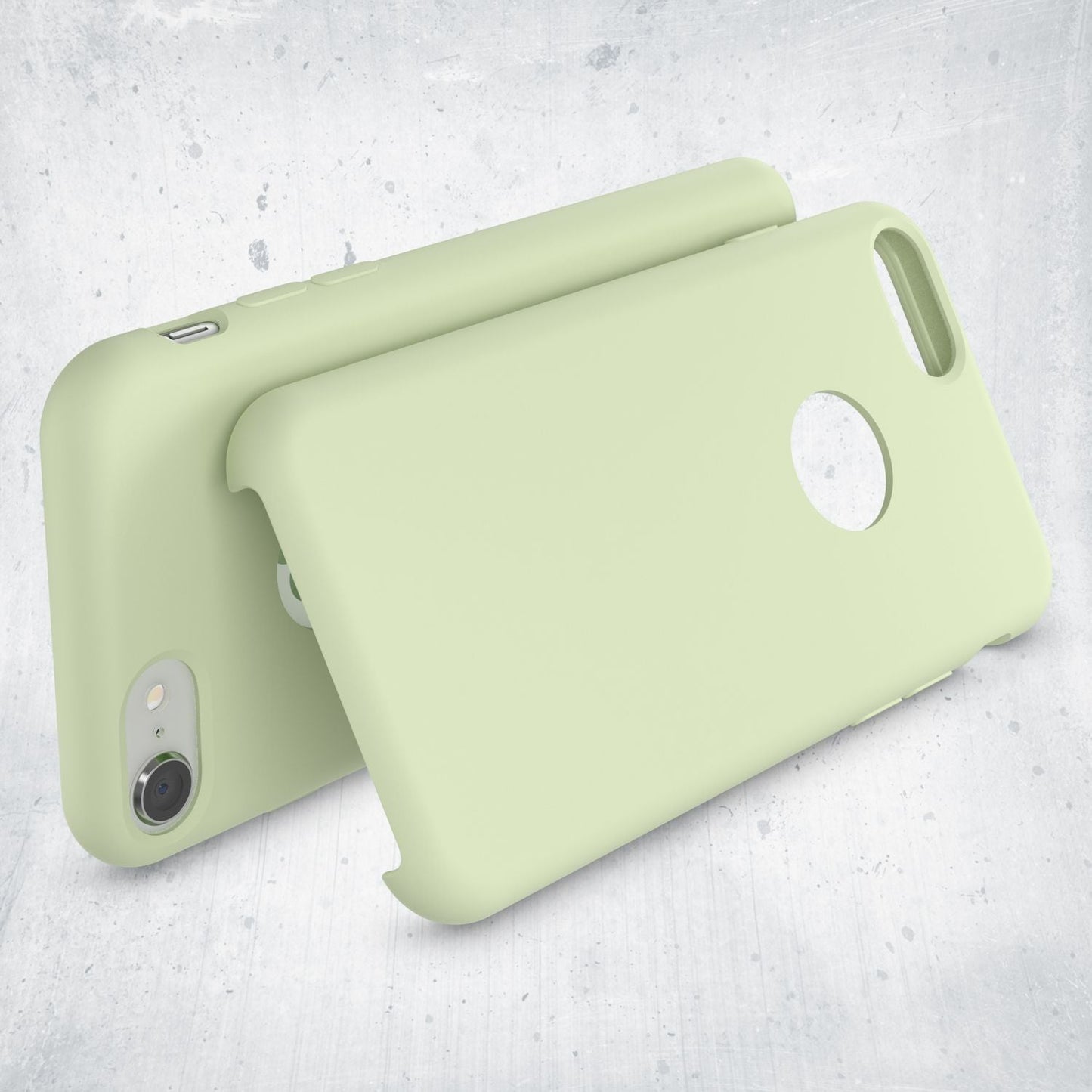 Apple iPhone 8 Liquid Silikon Handy Hülle von NALIA, weiches Hard Cover Case Dünn