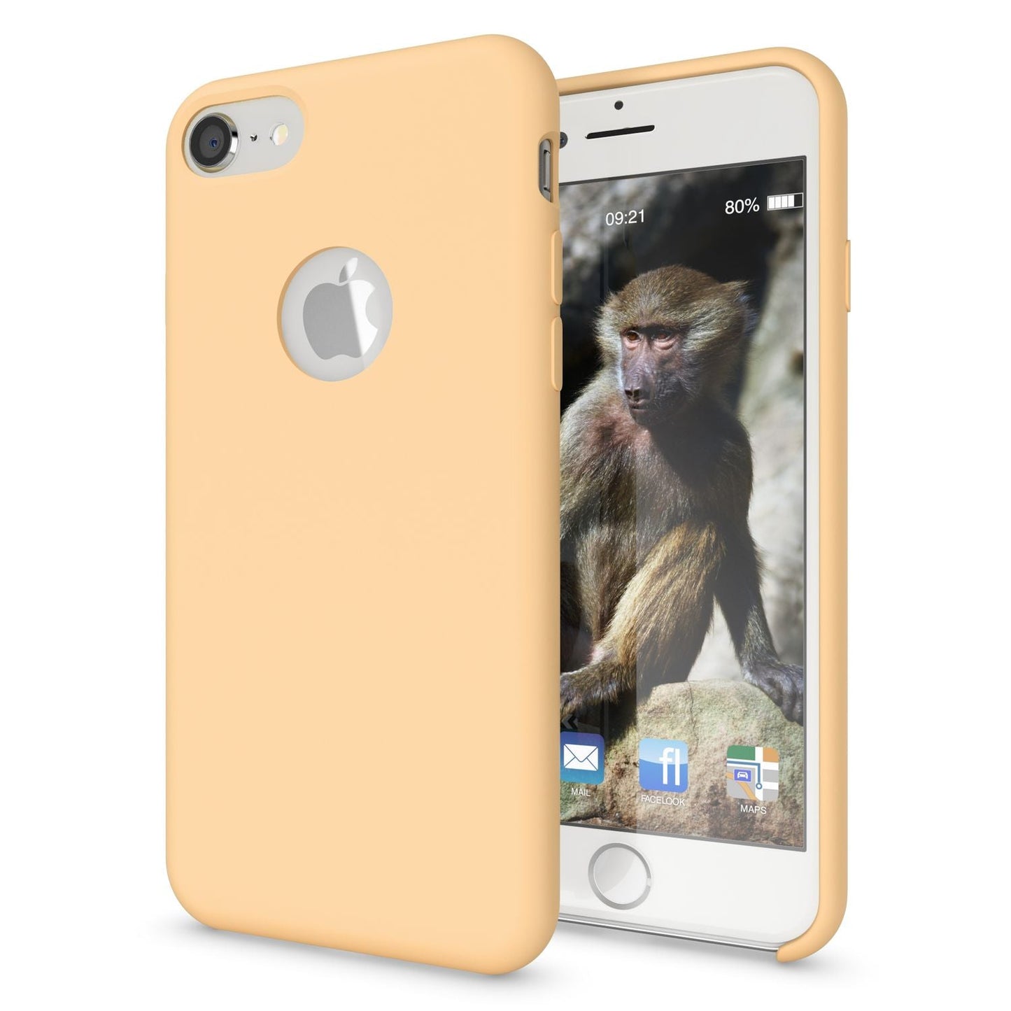 Apple iPhone 8 Liquid Silikon Handy Hülle von NALIA, weiches Hard Cover Case Dünn