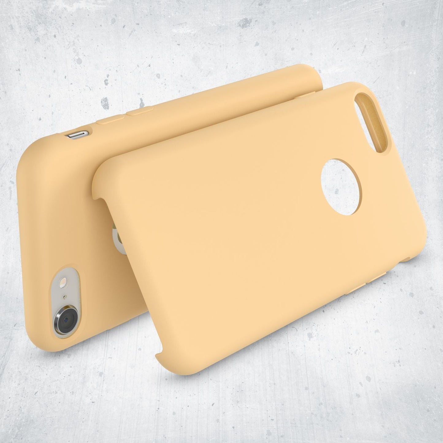 Apple iPhone 8 Liquid Silikon Handy Hülle von NALIA, weiches Hard Cover Case Dünn