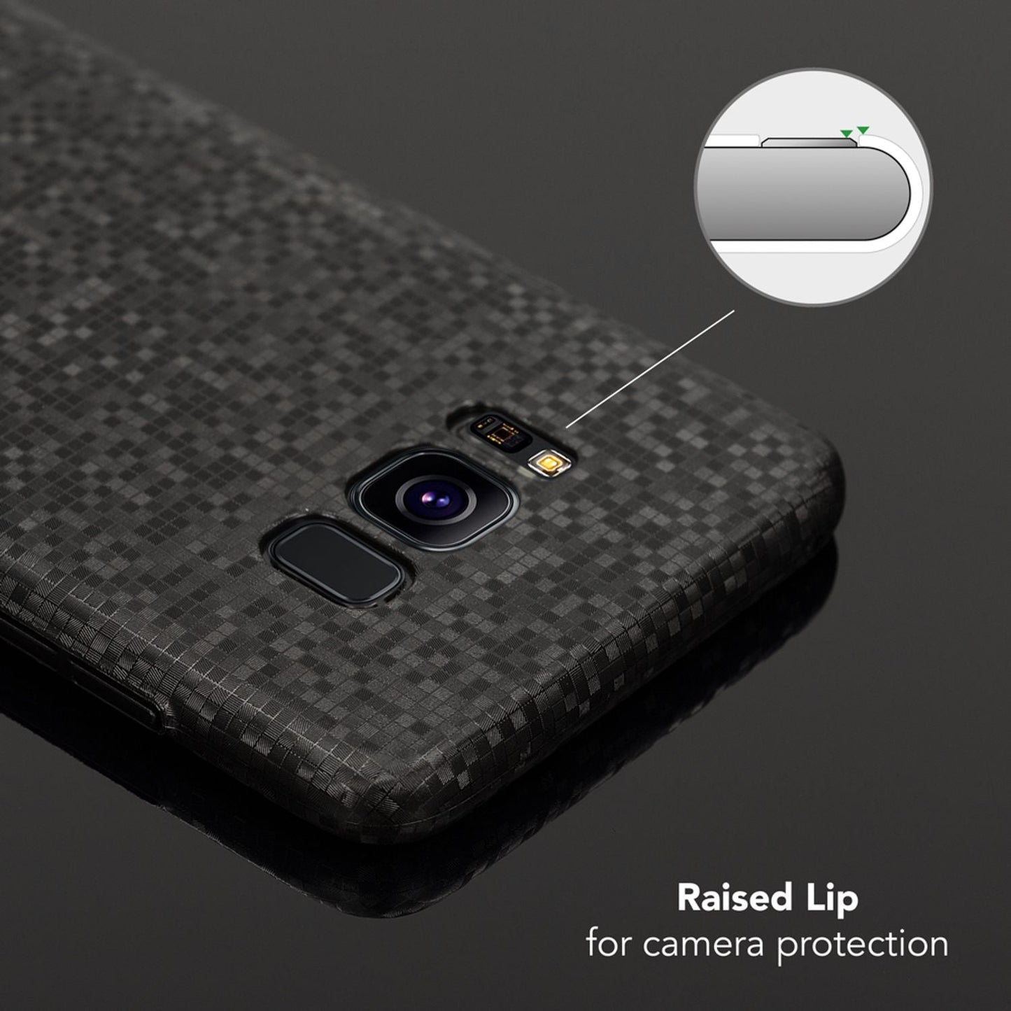 Samsung Galaxy S8 Metallic Handy Hülle von NALIA, Mosaik Cover Hard Case Schutz