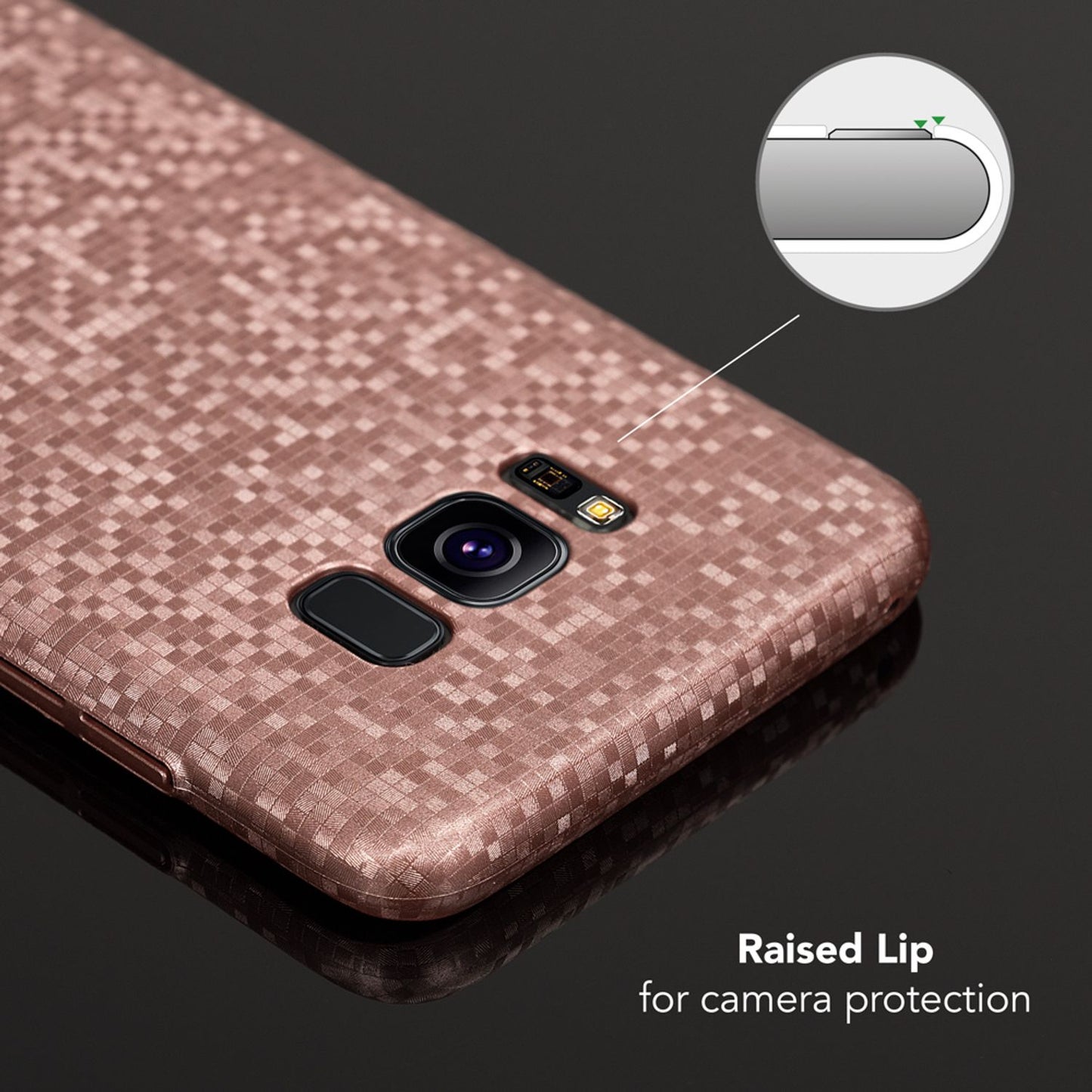 Samsung Galaxy S8 Metallic Handy Hülle von NALIA, Mosaik Cover Hard Case Schutz