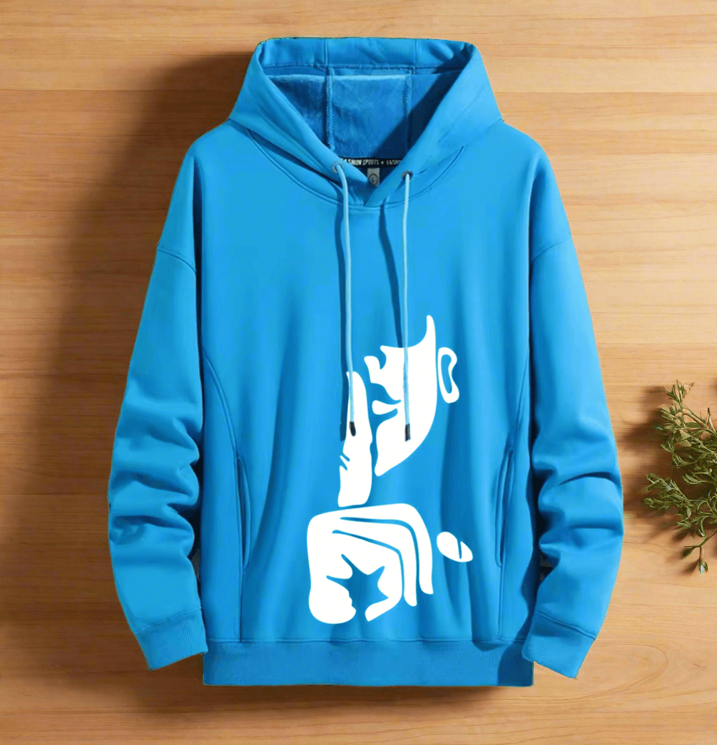 Silence Art hoodie Warm and Street Style