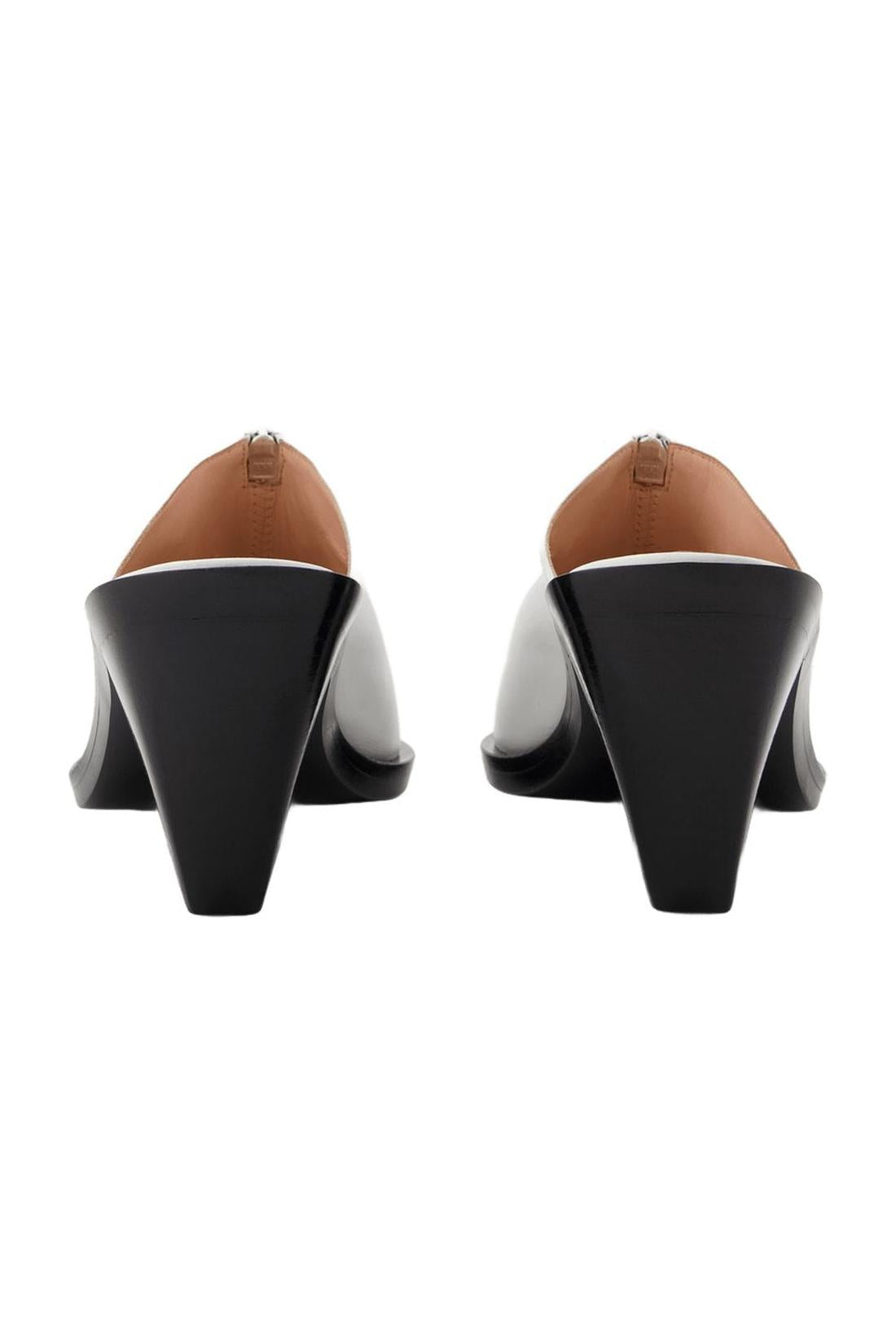 Eclair Zip Mule - Elleme - White - Leather