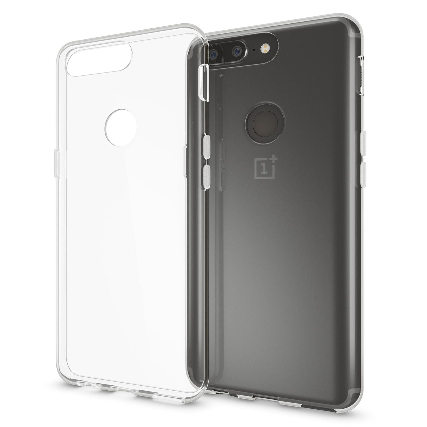 OnePlus 5T Handy Hülle von NALIA, Transparenter Silikon Case Cover Tasche Schutz