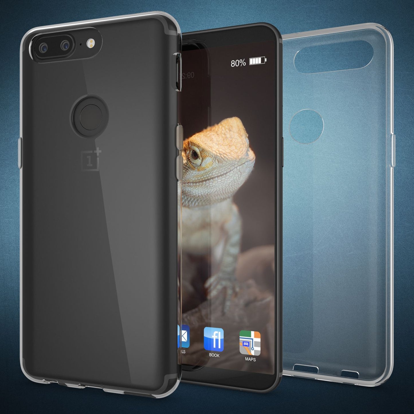 OnePlus 5T Handy Hülle von NALIA, Transparenter Silikon Case Cover Tasche Schutz