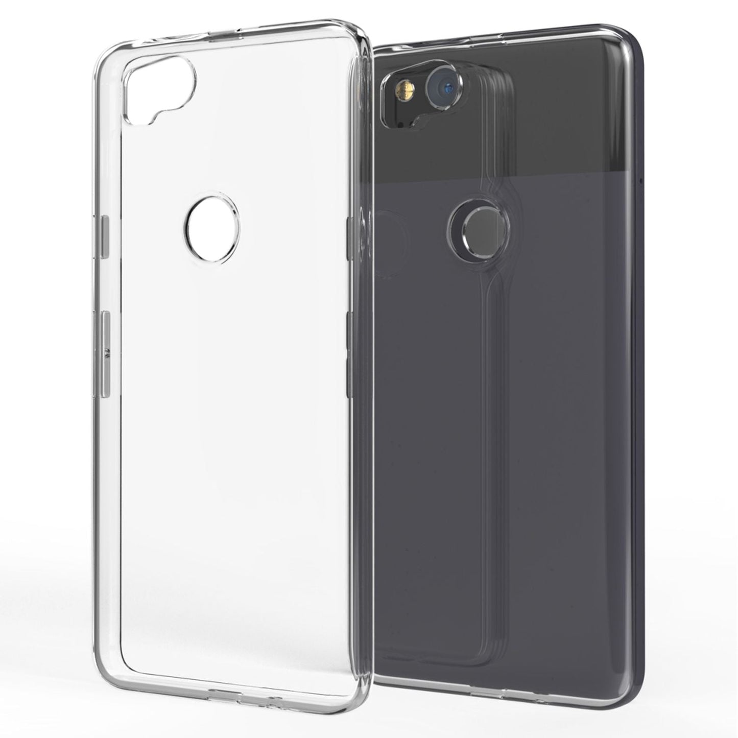 Husă de telefon NALIA pentru Google Pixel 2, husă subțire de protecție din silicon
