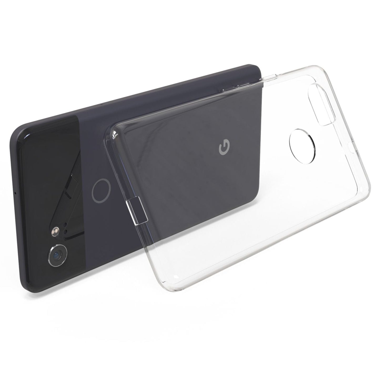 Google Pixel 2 XL Handy Hülle von NALIA, Transparentes Silikon Case Cover Tasche