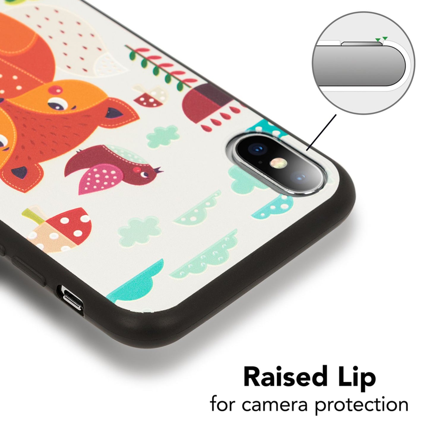 NALIA Hülle für Apple iPhone X XS, Slim Silikon Motiv Case Schutz Cover Bumper