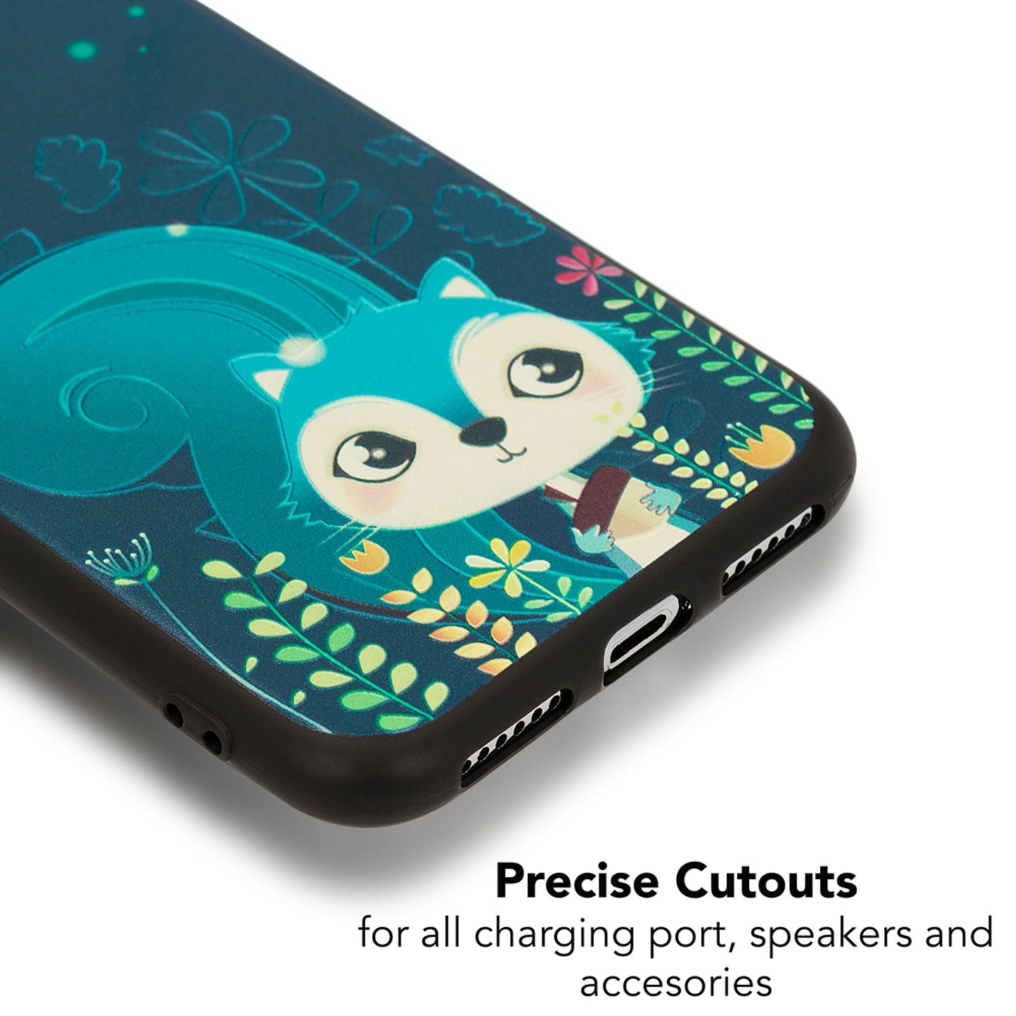 NALIA Hülle für Apple iPhone X XS, Slim Silikon Motiv Case Schutz Cover Bumper