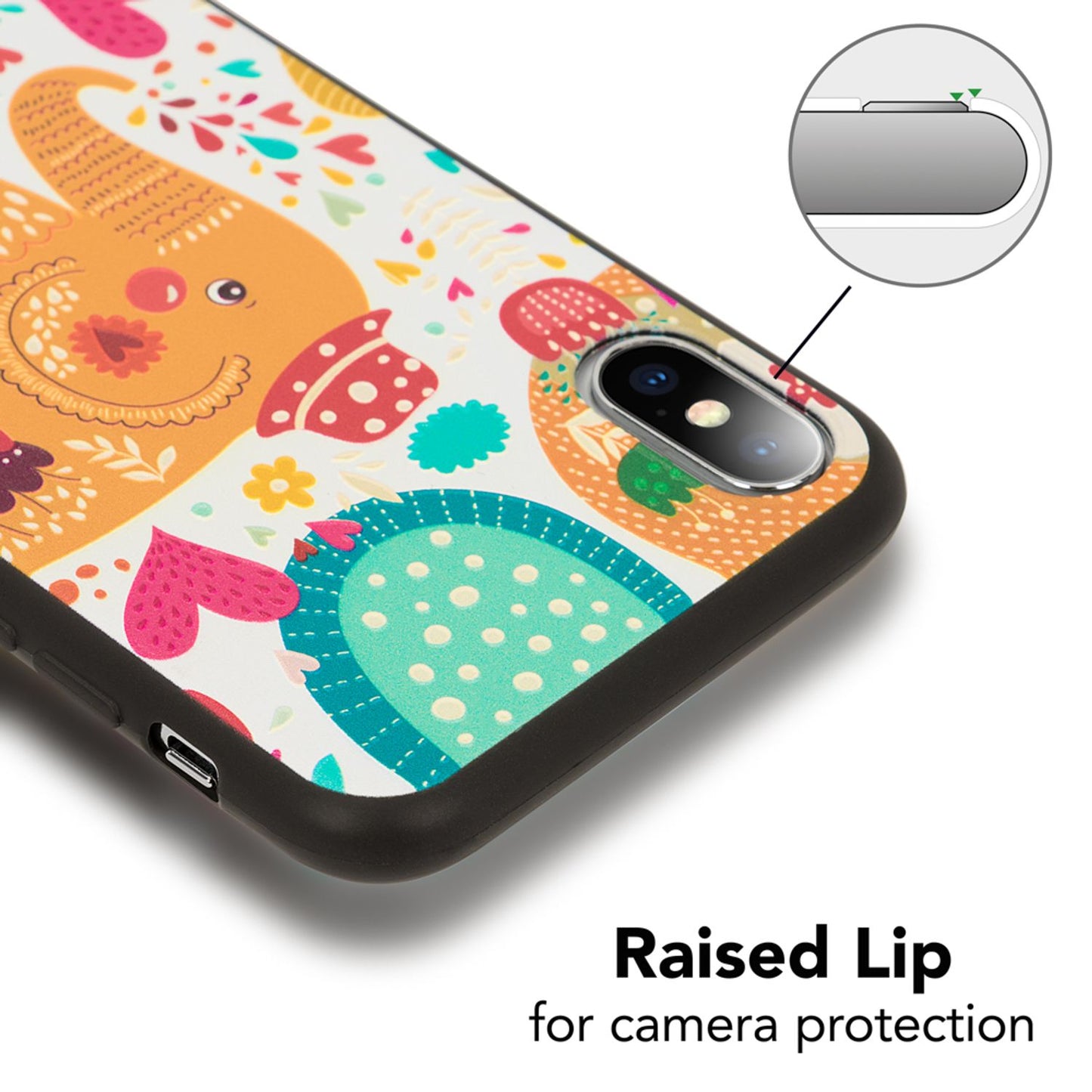 NALIA Hülle für Apple iPhone X XS, Slim Silikon Motiv Case Schutz Cover Bumper