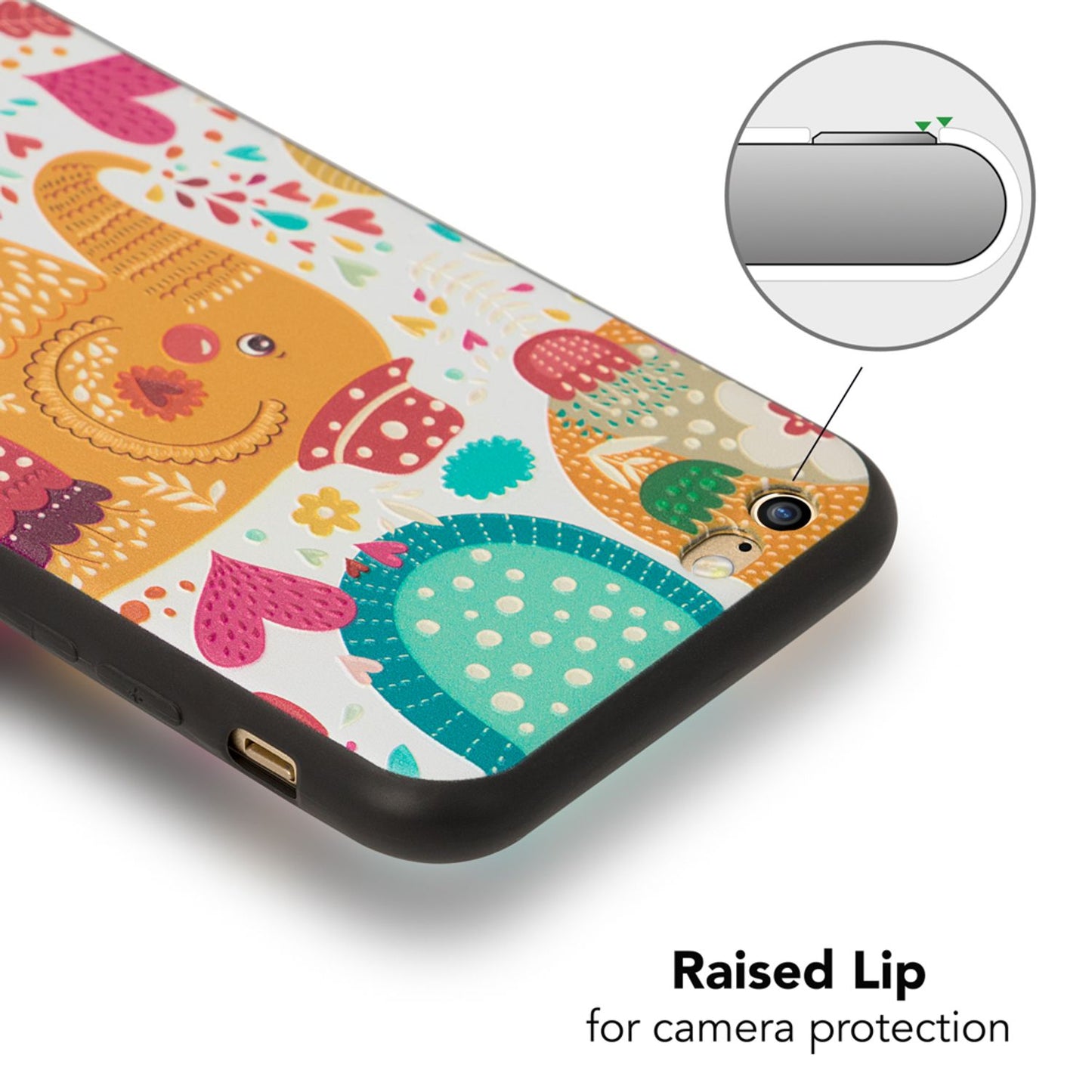 Apple iPhone 6 6s Handy Hülle von NALIA, Slim TPU Silikon Motiv Case Cover Schutz