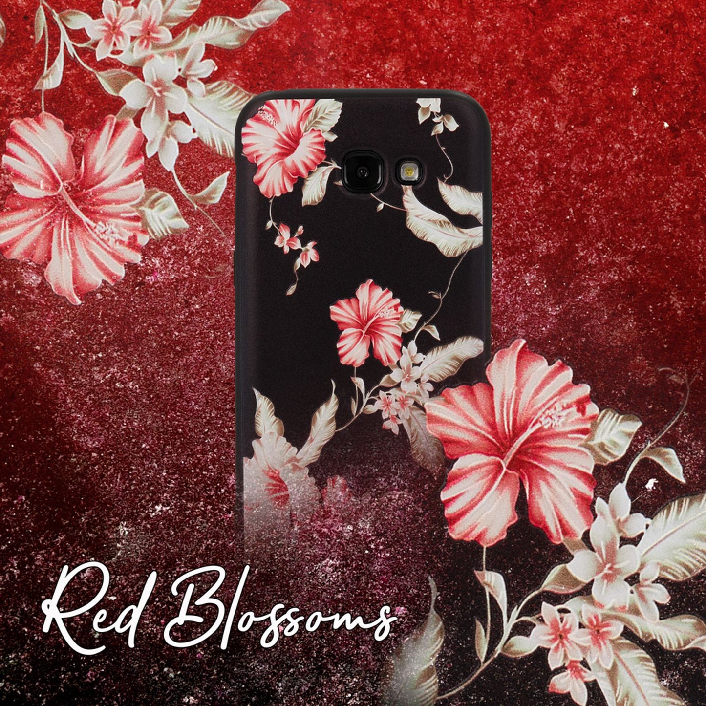 Samsung Galaxy A5 (17) Handy Hülle von NALIA, Slim TPU Silikon Motiv Case Cover