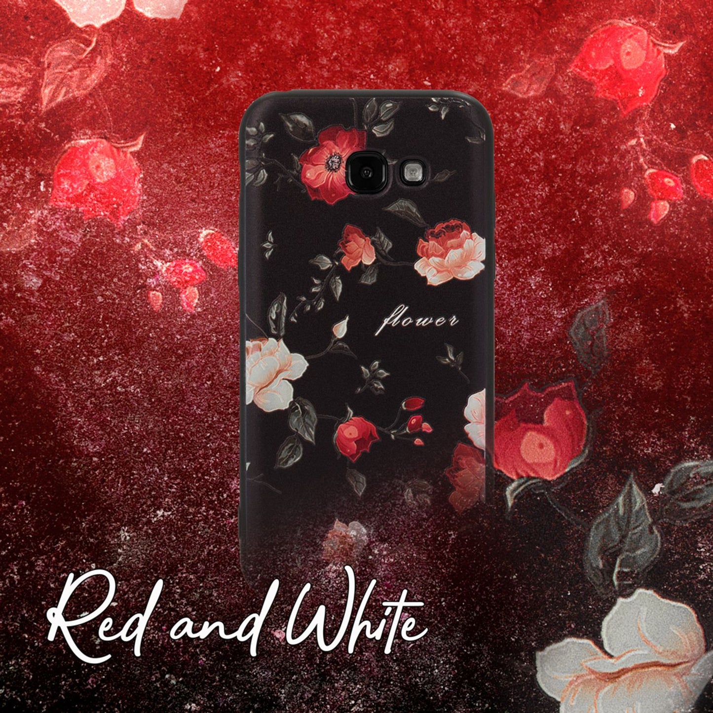 Samsung Galaxy A5 (17) Handy Hülle von NALIA, Slim TPU Silikon Motiv Case Cover