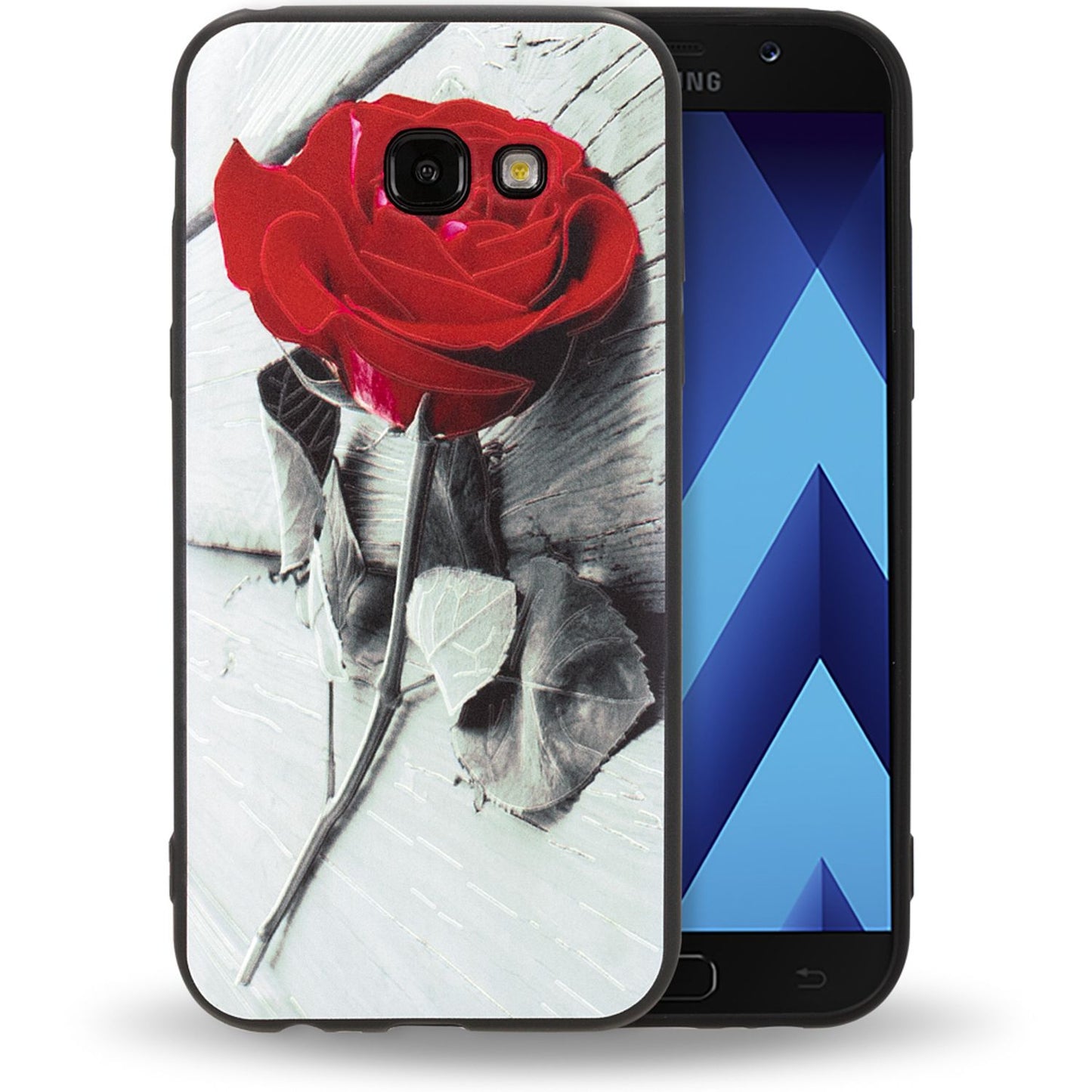 Samsung Galaxy A5 (17) Handy Hülle von NALIA, Slim TPU Silikon Motiv Case Cover