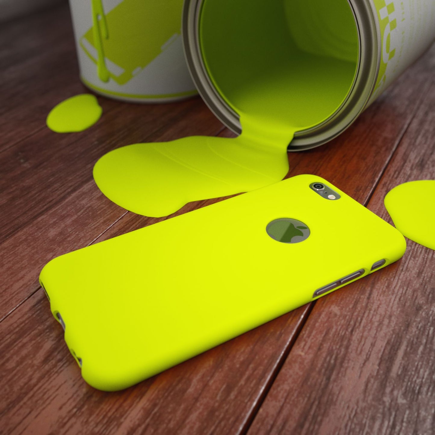iPhone 6 6S Hülle Handyhülle von NALIA, Ultra Slim TPU Silikon Cover Neon Case