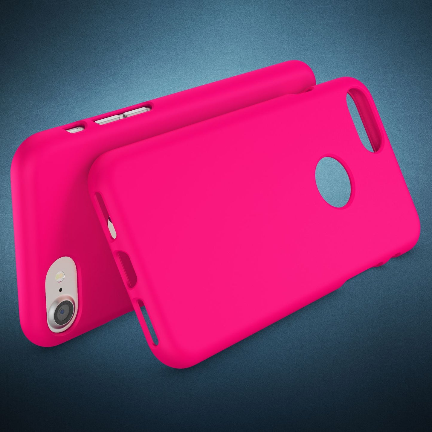 Apple iPhone 7 Handy Hülle von NALIA, Slim Silikon Neon Case Dünnes Phone Cover