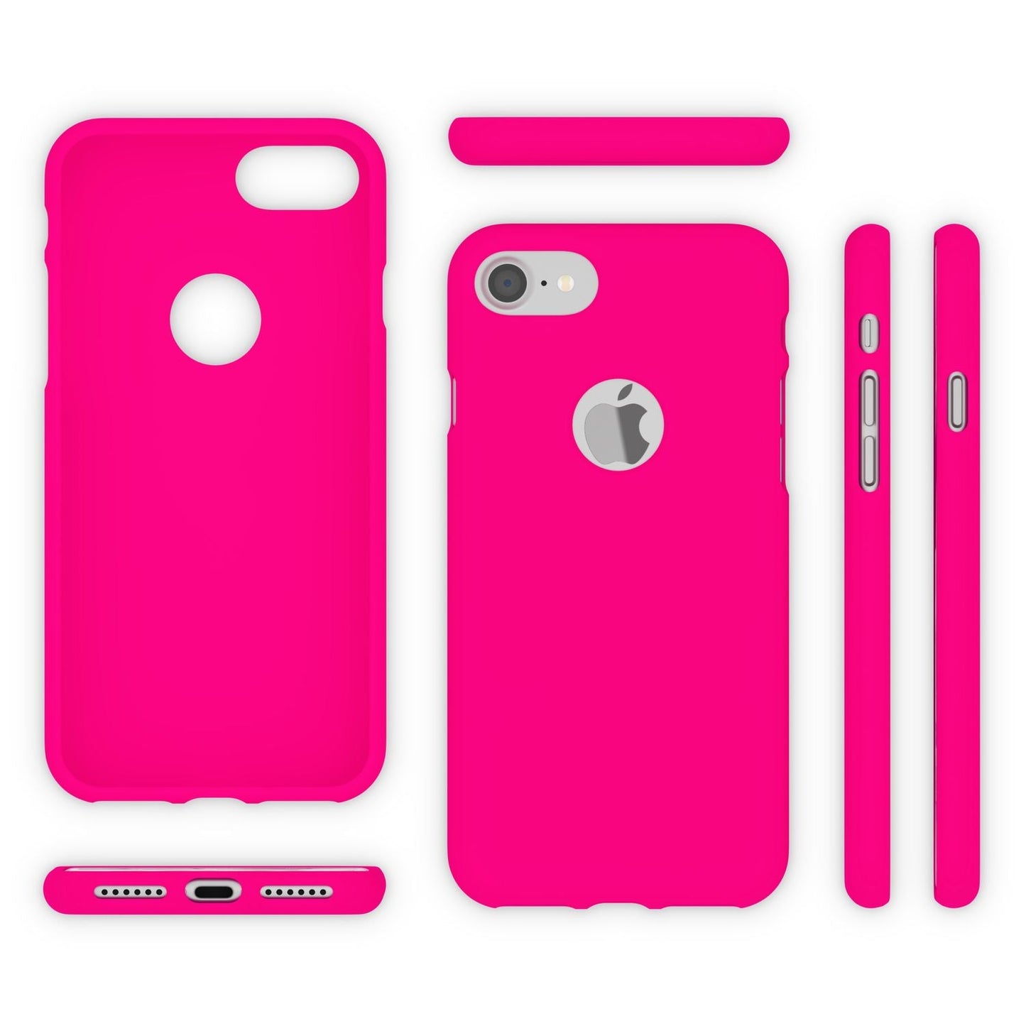 Apple iPhone 7 Handy Hülle von NALIA, Slim Silikon Neon Case Dünnes Phone Cover
