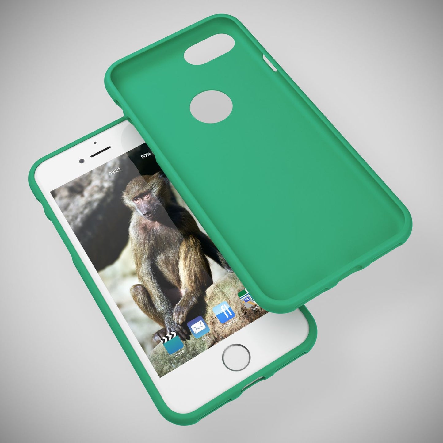 Apple iPhone 7 Handy Hülle von NALIA, Slim Silikon Neon Case Dünnes Phone Cover
