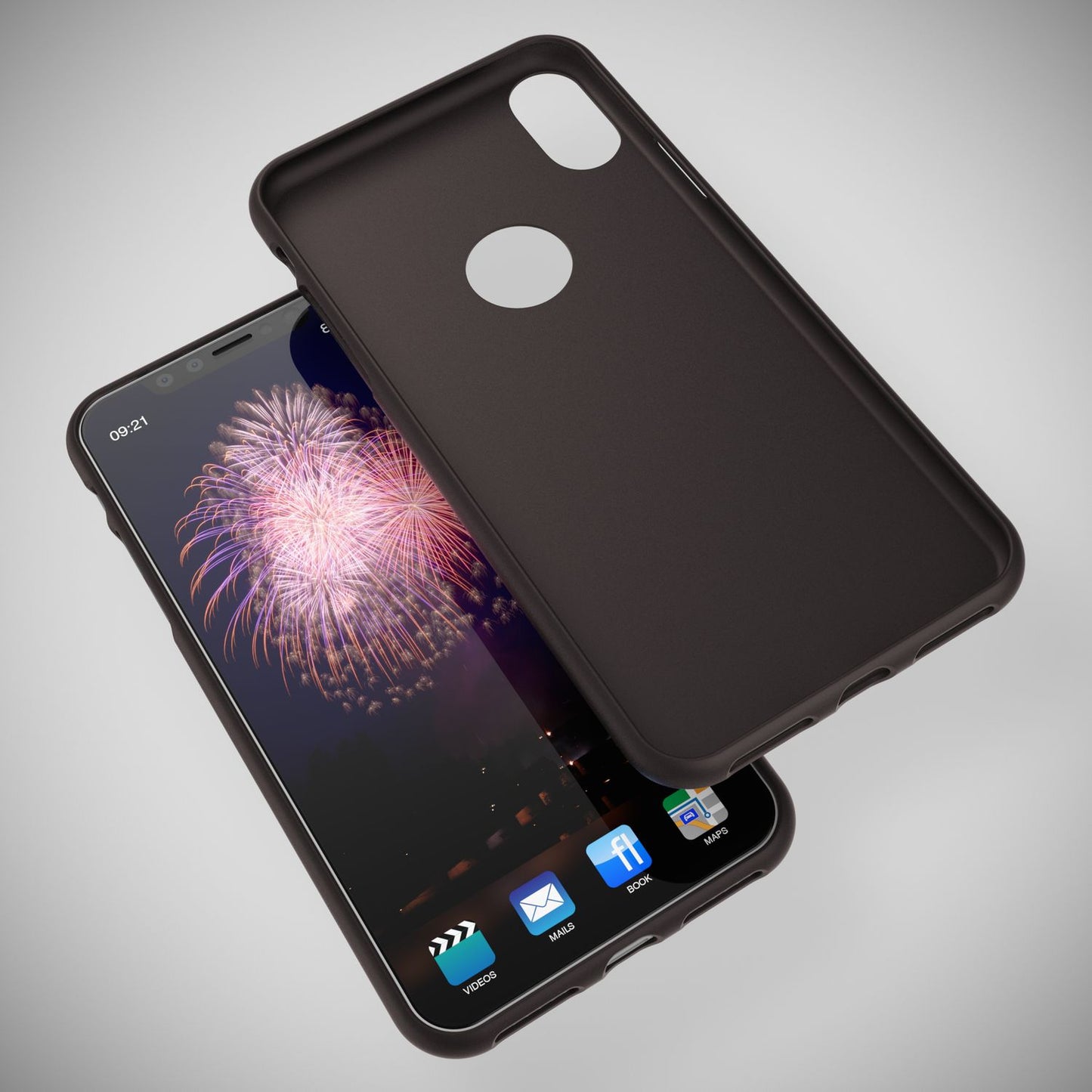 NALIA Handyhülle IPhone XS Max Neon Case Strahlende Neonfarben - Größe XS Max Ultra Slim TPU Silikon