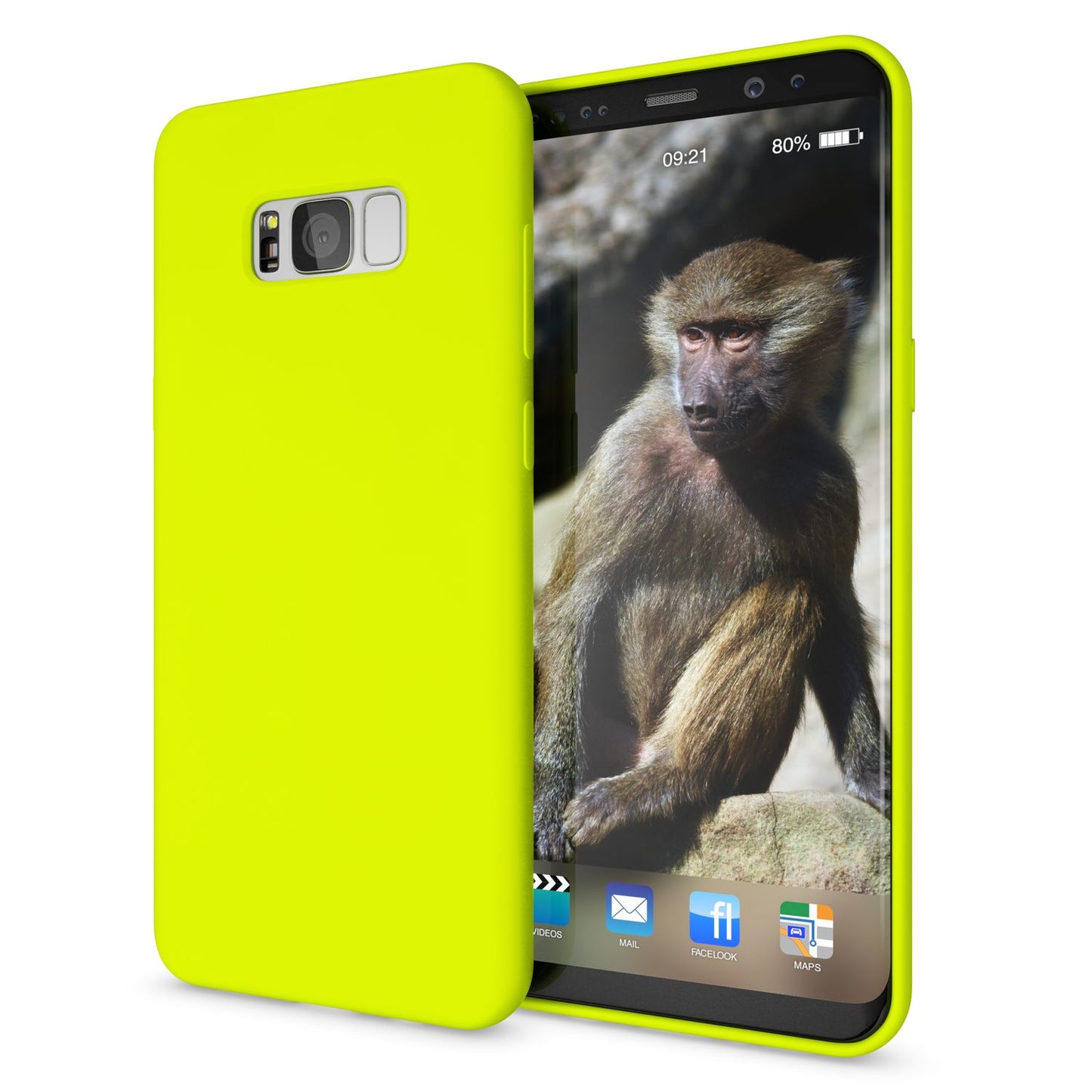 Samsung Galaxy S8 Plus Handy Hülle von NALIA, Ultra-Slim TPU Silikon Neon Case