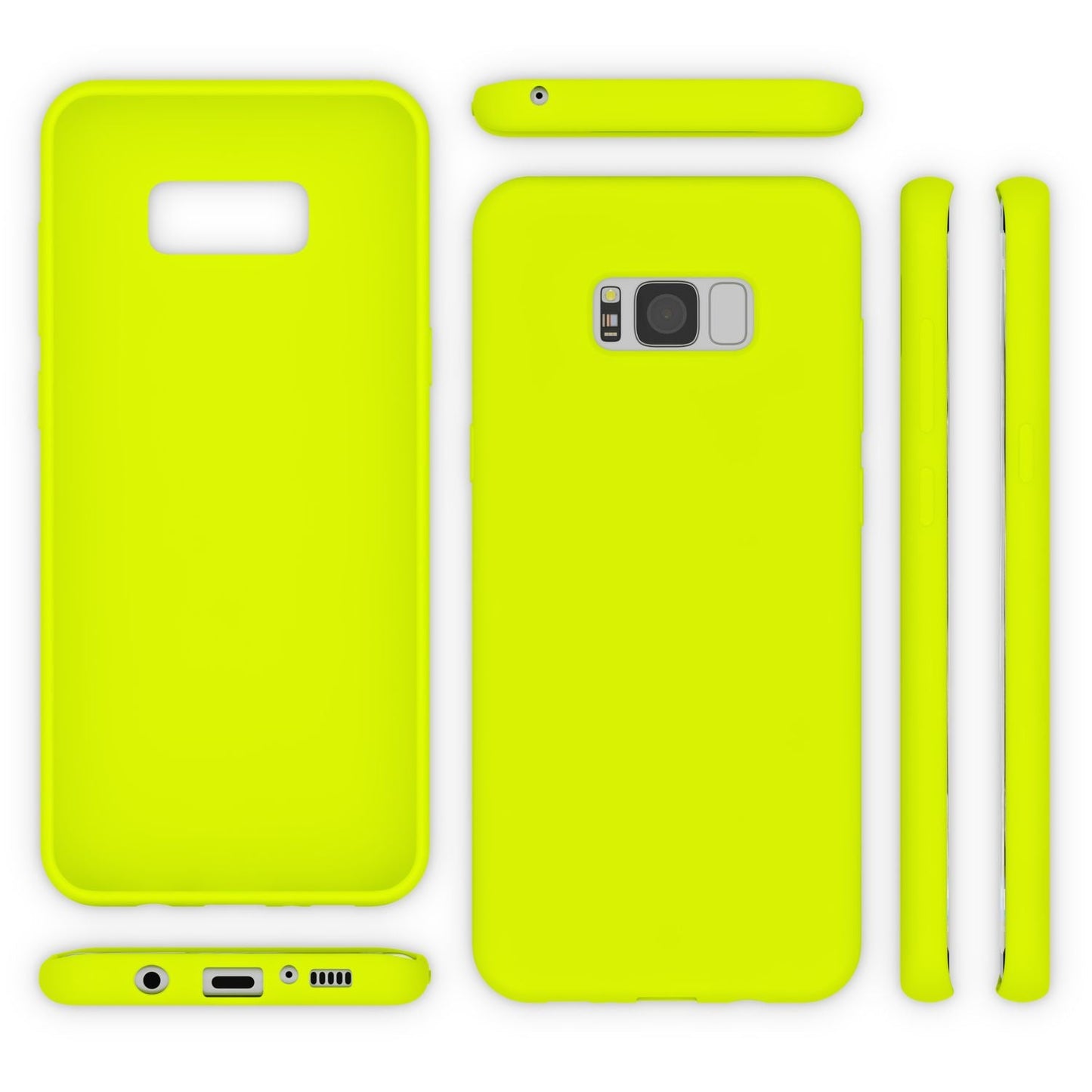 Samsung Galaxy S8 Plus Handy Hülle von NALIA, Ultra-Slim TPU Silikon Neon Case