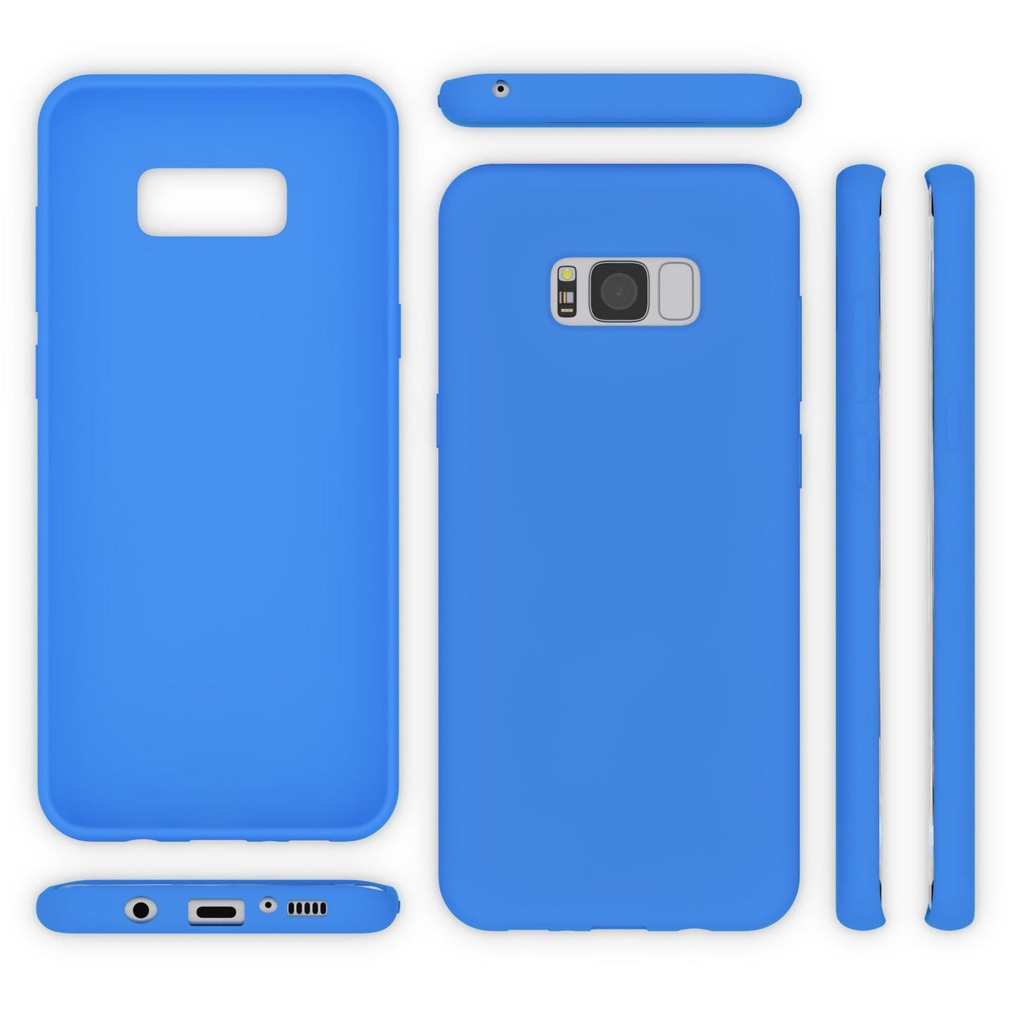 Samsung Galaxy S8 Plus Handy Hülle von NALIA, Ultra-Slim TPU Silikon Neon Case